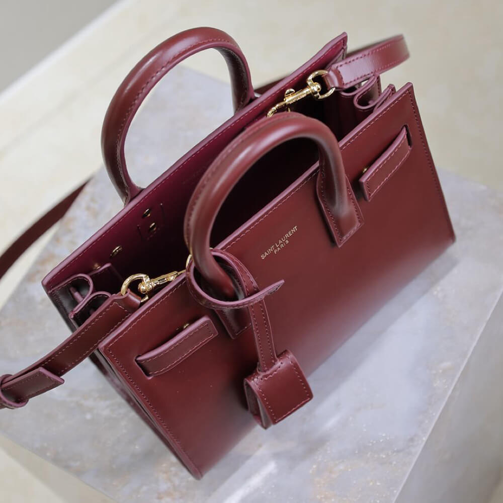 YSL SAC DE JOUR IN SMOOTH LEATHER   NANO(HIGH-END GRADE)