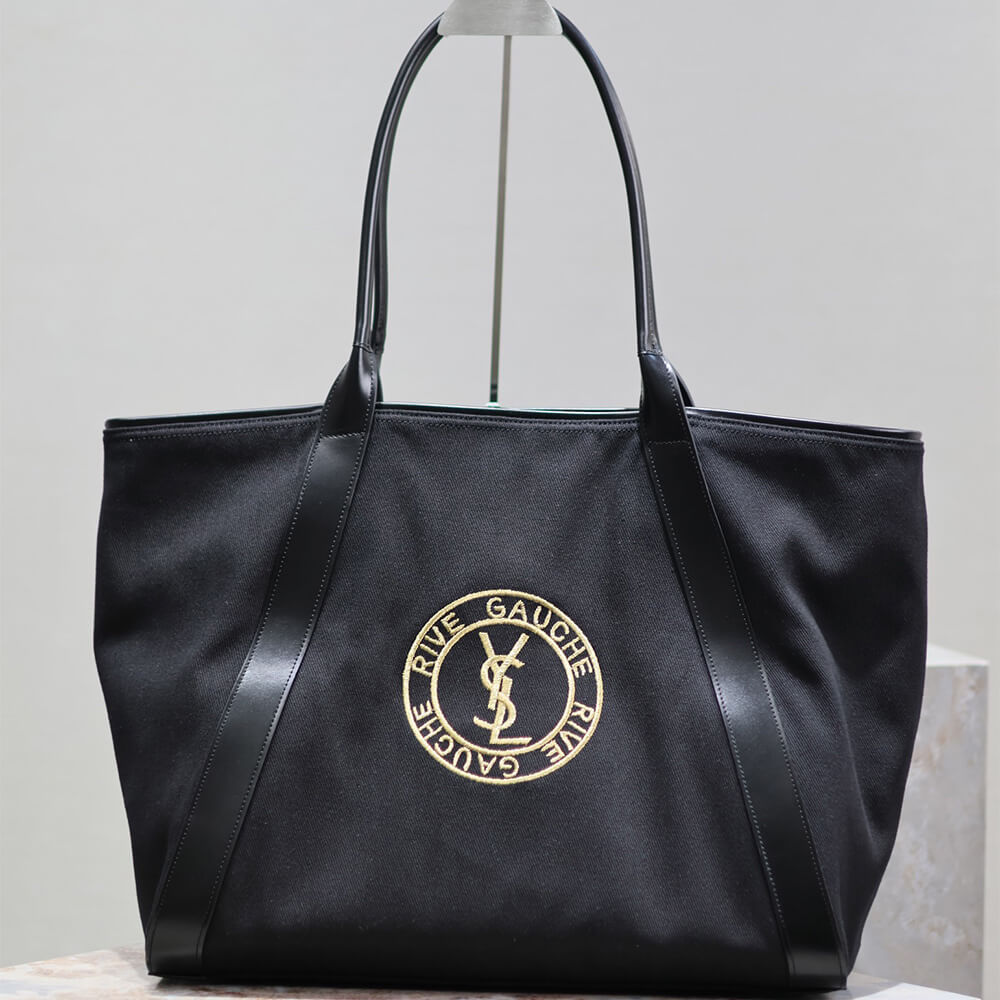 YSL rive gauche tote bag in canvas