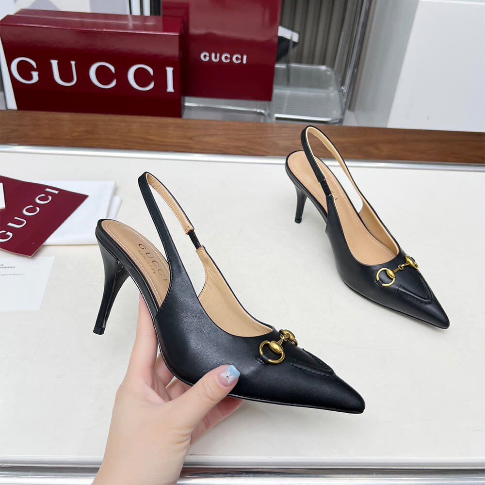 Gucci Women s slingback pump with Horsebit