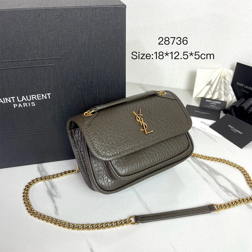 YSL NIKI mini in grained lambskin(HIGH-END GRADE)