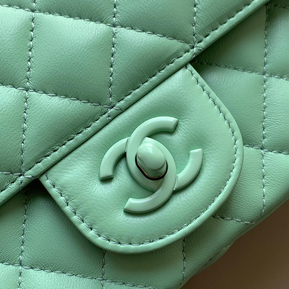 Chanel Mini Flap Bag with Top Handle(HIGH-END GRADE)