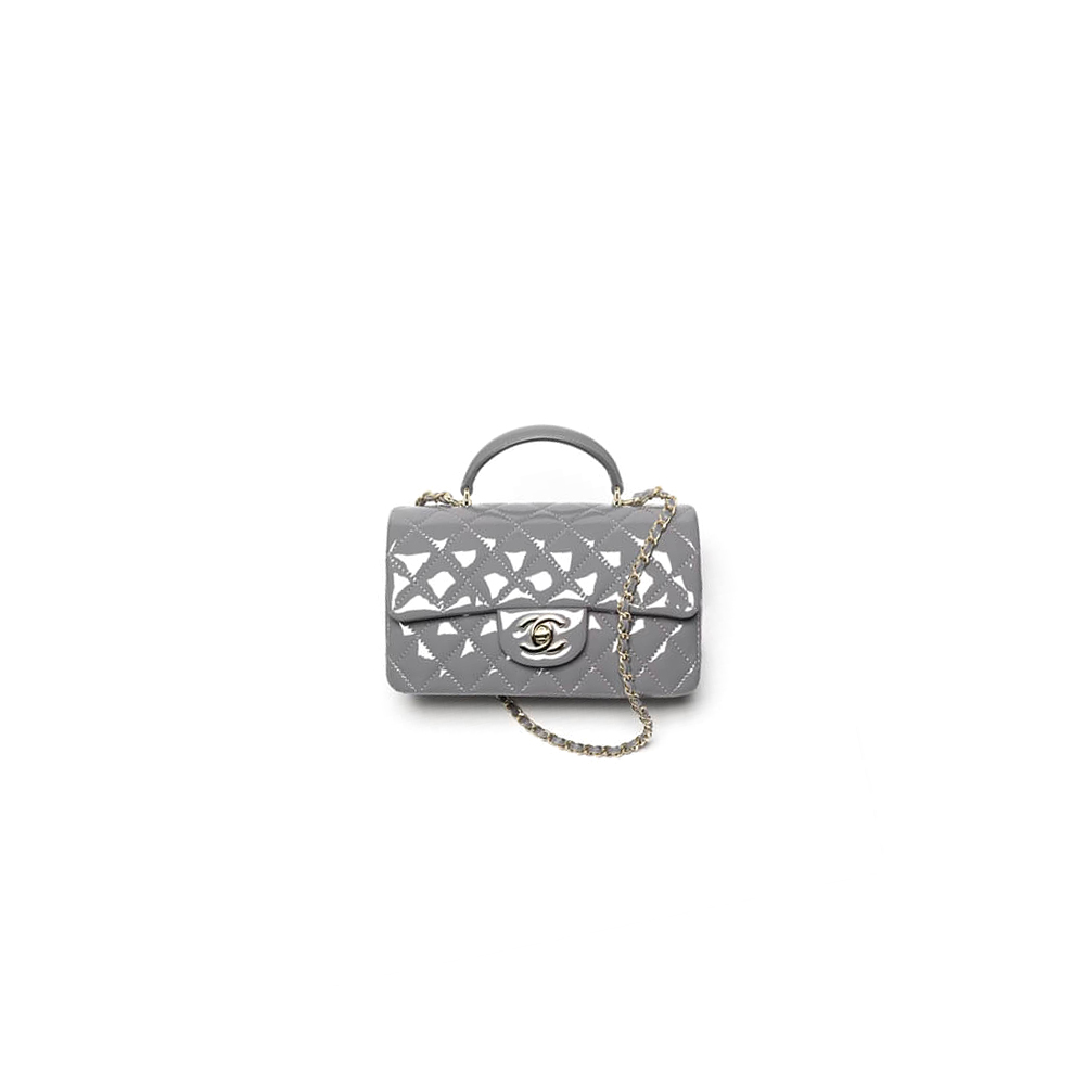 CHANEL Mini Classic Handbag With Top Handle