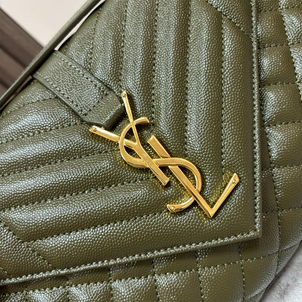 YSL envelope medium in grained leather
