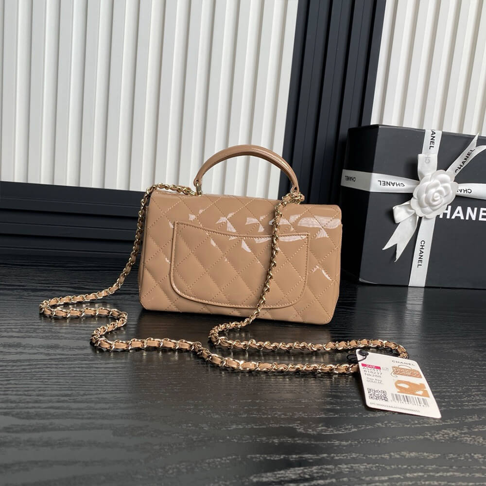 CHANEL Mini Classic Handbag With Top Handle