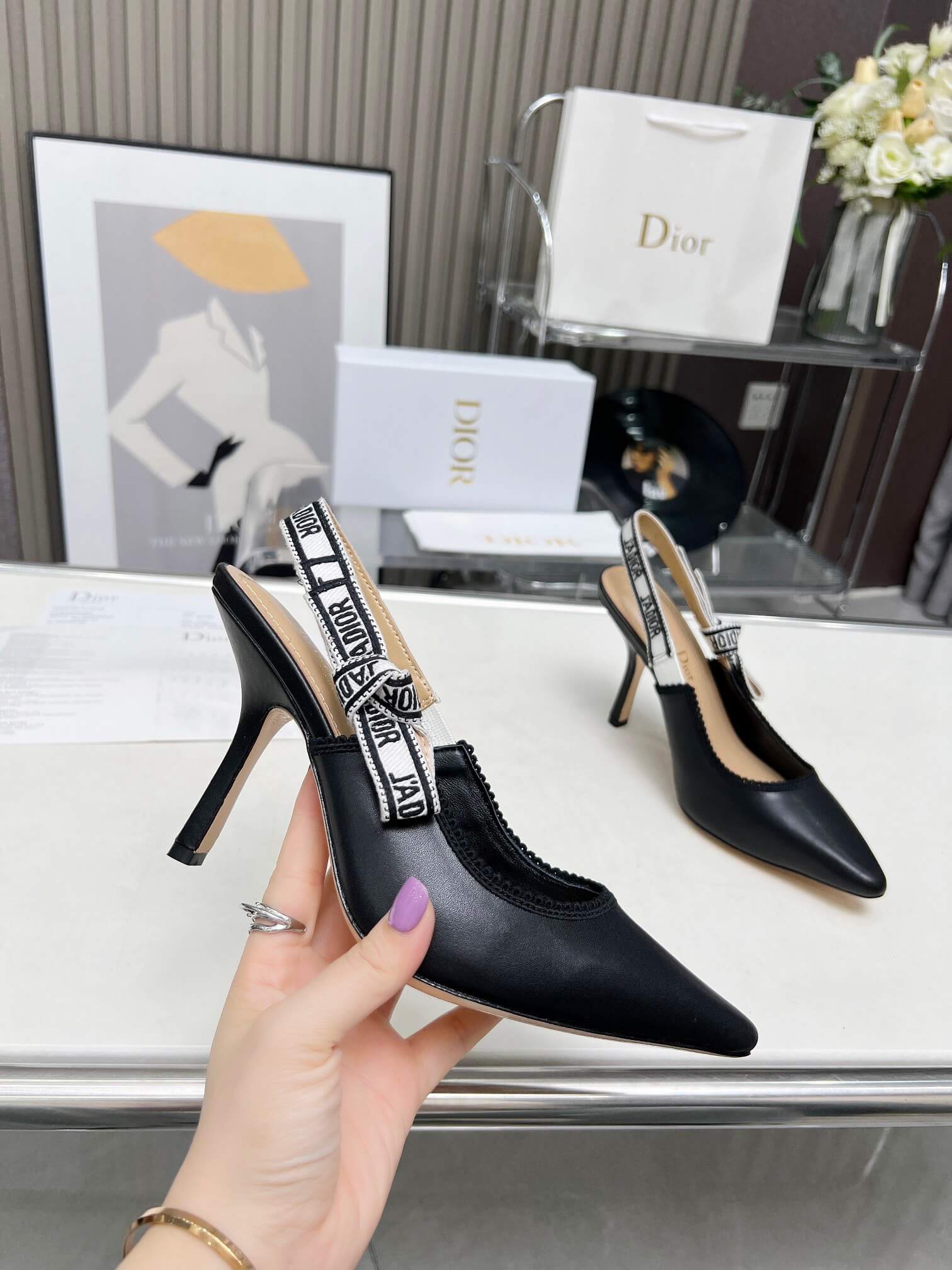 J Adior Slingback Pump