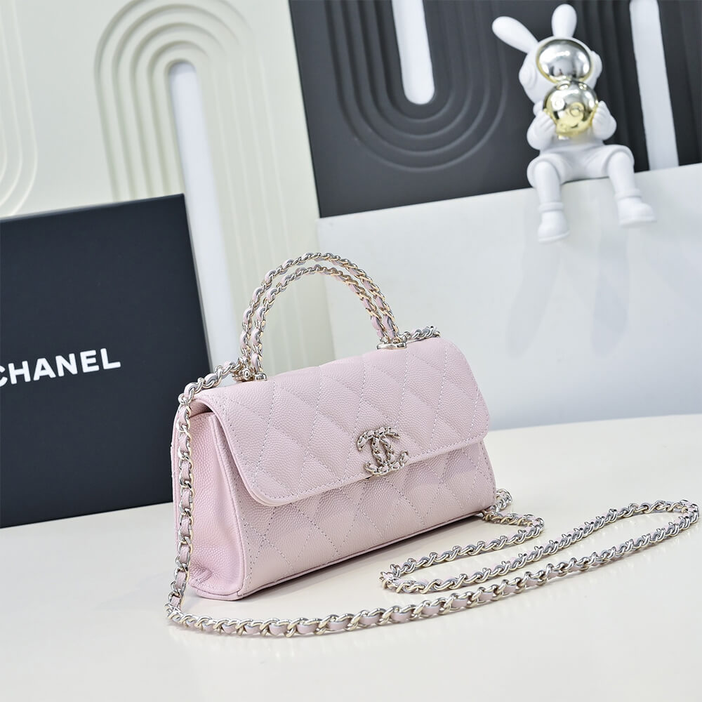Chanel Flap Phone Holder with Chain(HIGH-END GRADE)