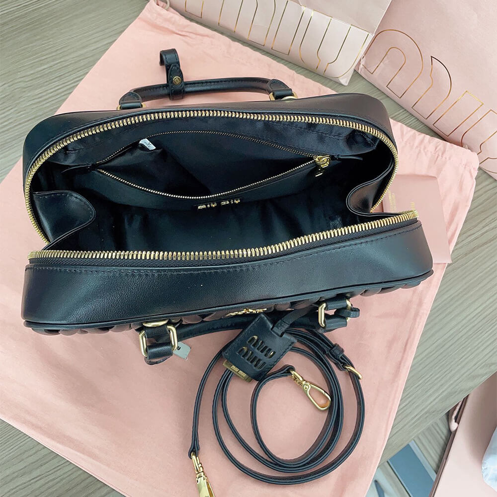 MIUMIU Large Arcadie matelasse nappa Bag(HIGH-END GRADE)