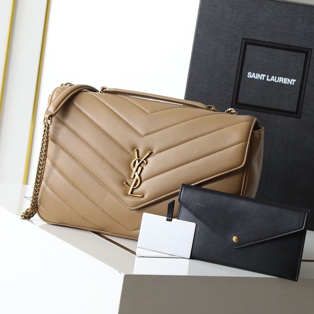 YSL LOULOU large in MATELASSE lambskin(HIGH-END GRADE)