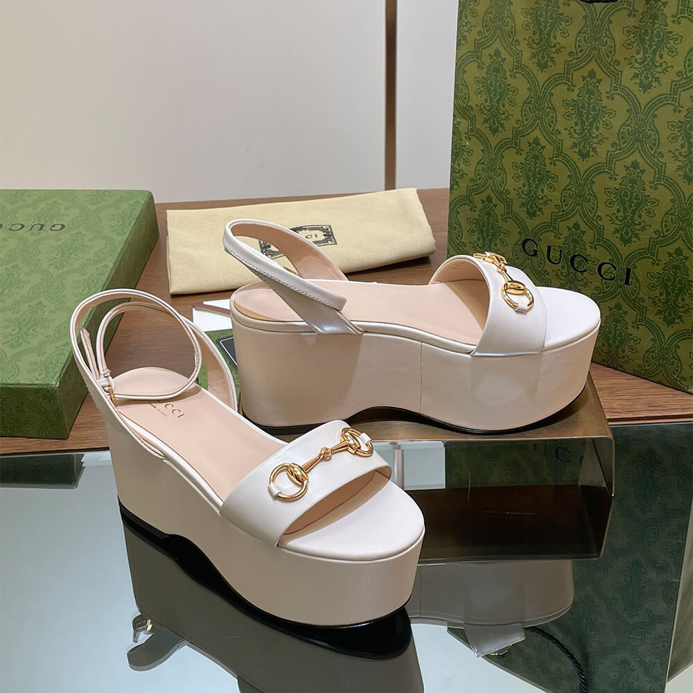 GUCCI Women s Horsebit flatform sandal