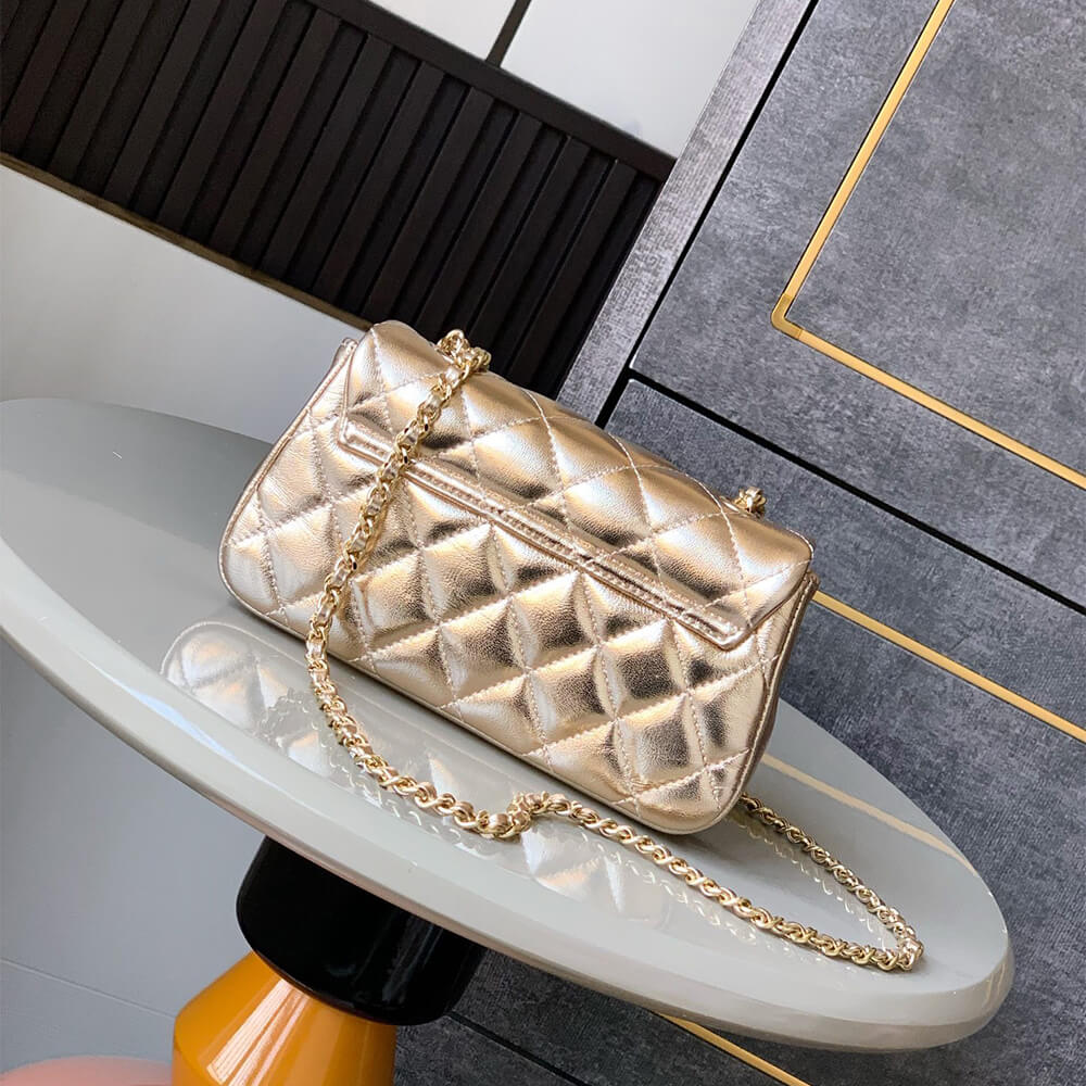 Chanel FLAP PHONE HOLDER WITH CHAIN(HIGH-END GRADE)