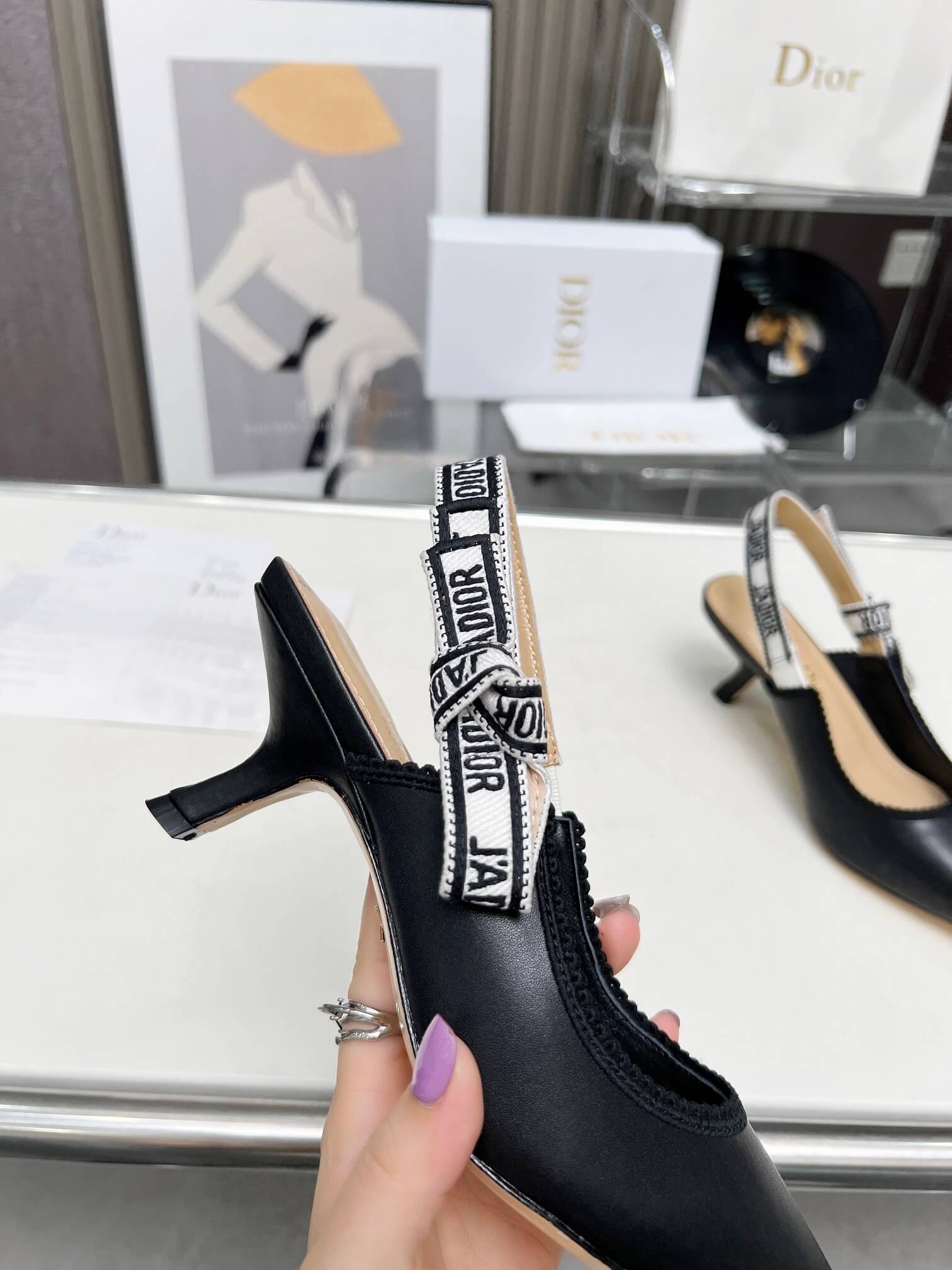 J Adior Slingback Pump