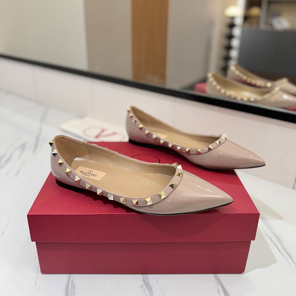 VALENTINO ROCKSTUD BALLET FLAT