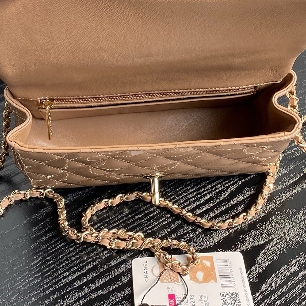 CHANEL Mini Classic Handbag With Top Handle