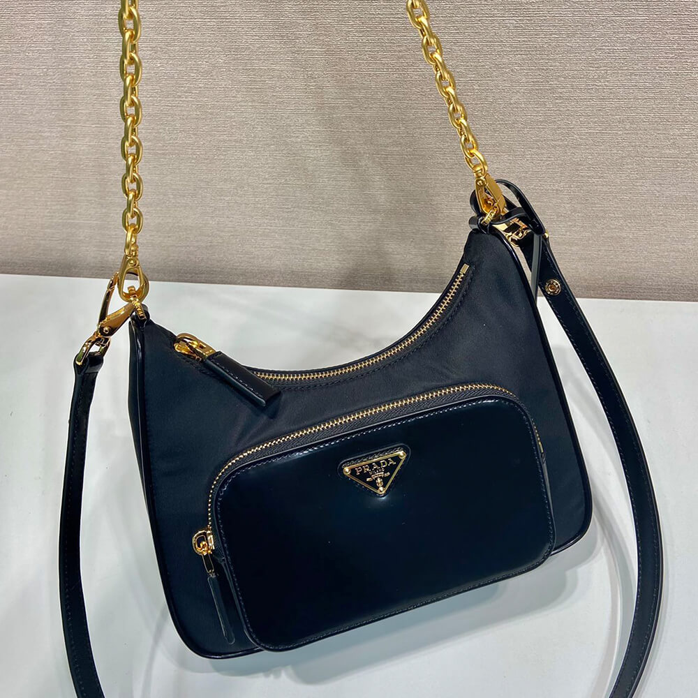 Prada Re-nylon And Brushed Leather Mini bag