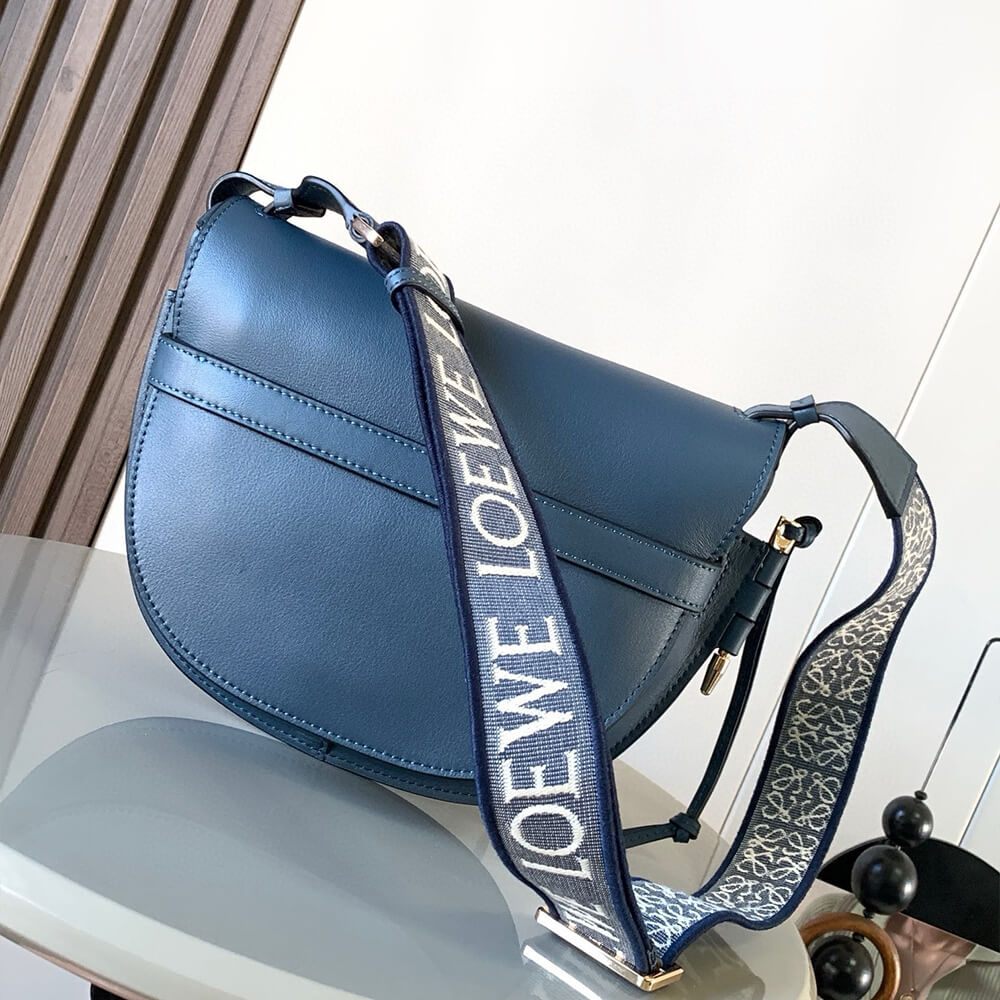 Loewe Small Gate bag in soft calfskin and jacquard
