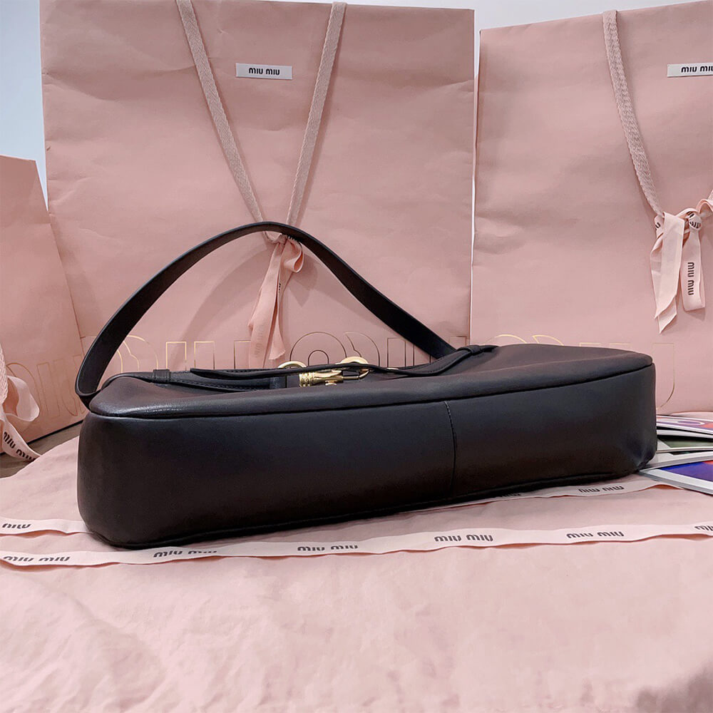 MIUMIU Medium Aventure nappa leather bag(HIGH-END GRADE)