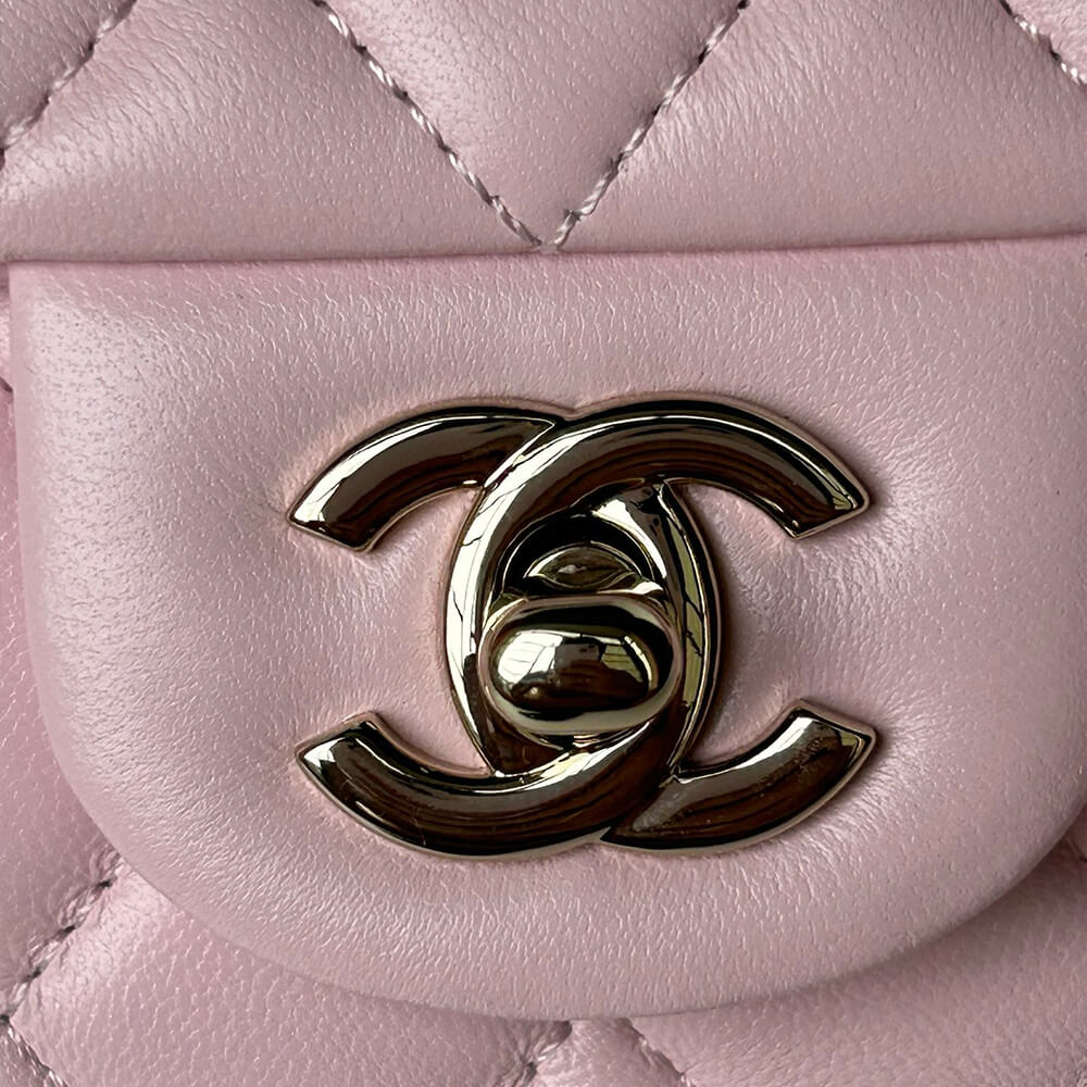 CHANEL Mini Classic Handbag With Top Handle