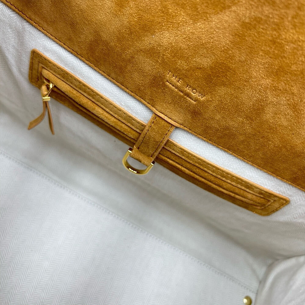 THE ROW  Soft Margaux 15 sued bag(High-end Grade)