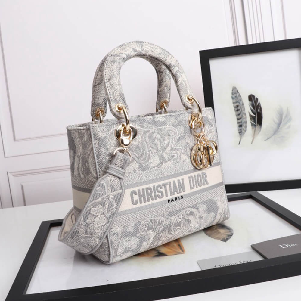 DIOR MEDIUM LADY D-LITE BAG(High-End Grade)