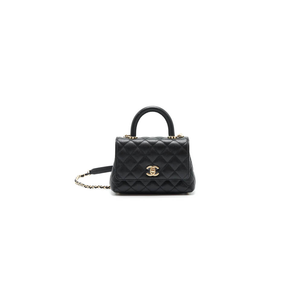 Chanel MINI COCO Handle Bag(HIGH-END GRADE)