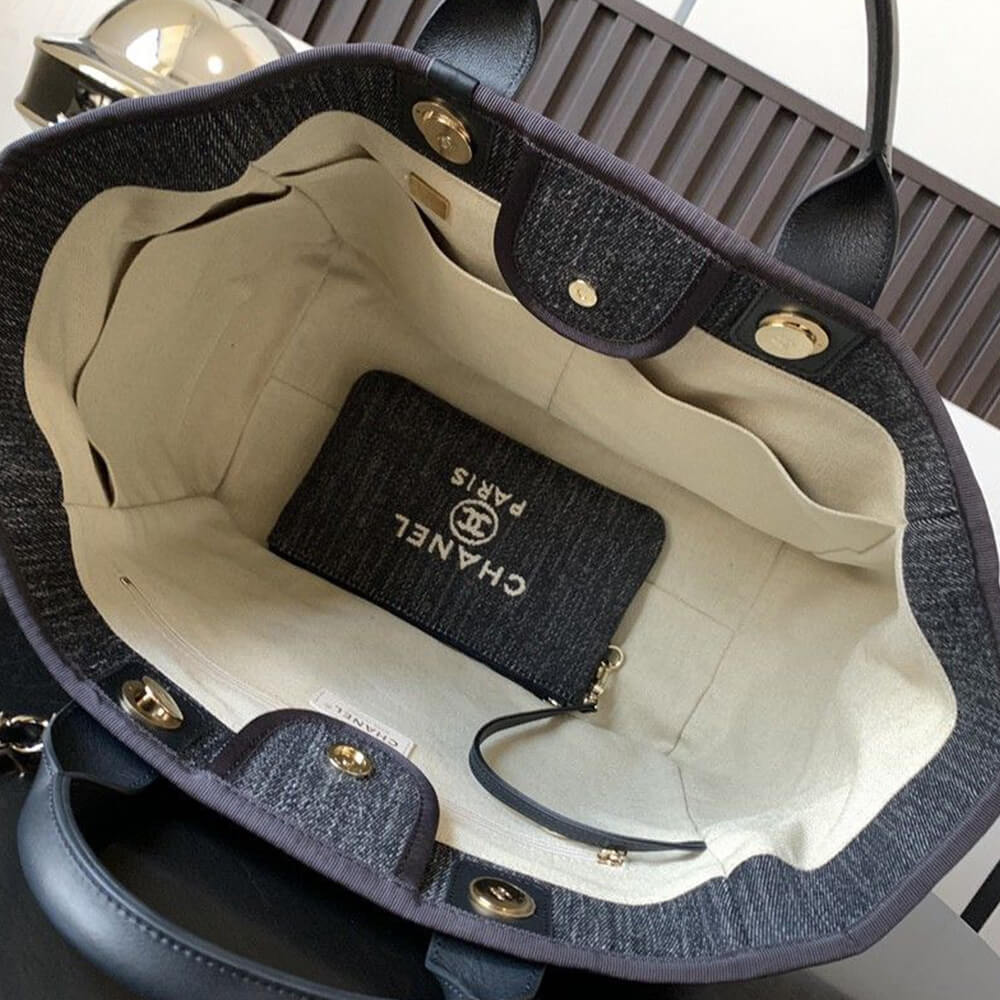 CHANEL LARGE DEAUVILLE TOTE(HIGH-END GRADE)