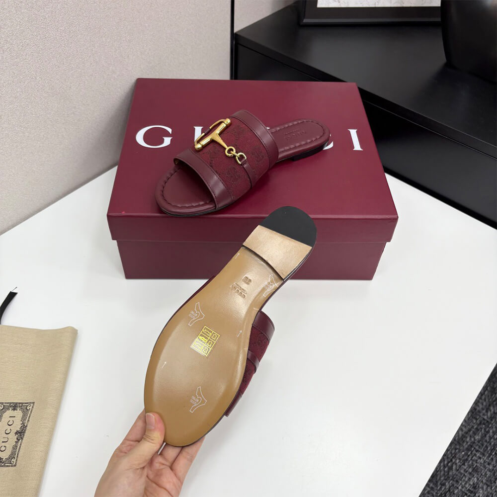 GUCCI Women s slide sandal with Horsebit