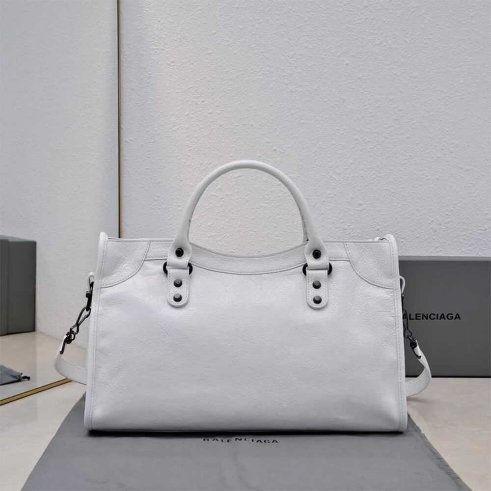 Balenciaga Women s Le City Bag Medium(HIGH-END GRADE)
