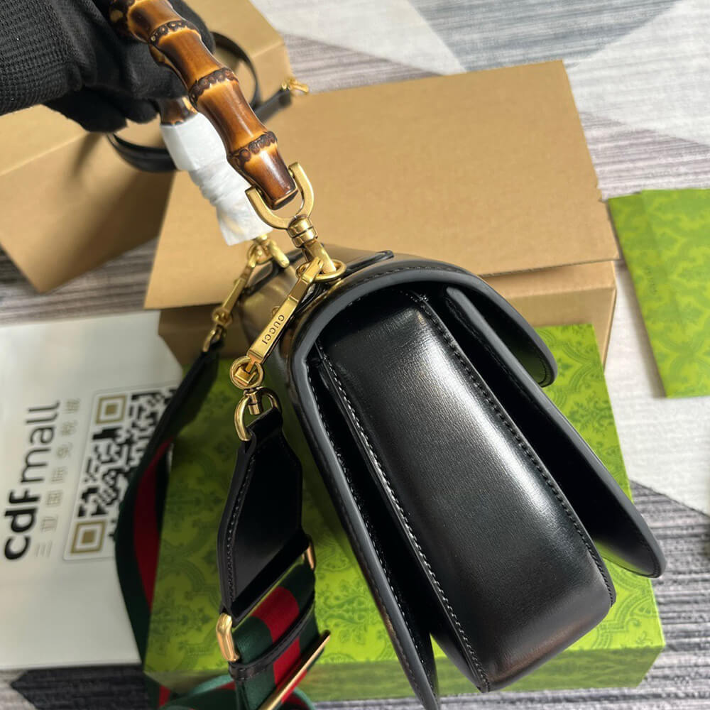 GUCCI BAMBOO 1947 MEDIUM TOP HANDLE BAG