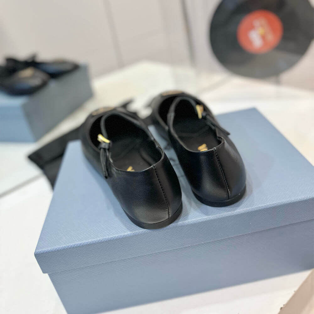 PRADA Nappa leather ballerinas